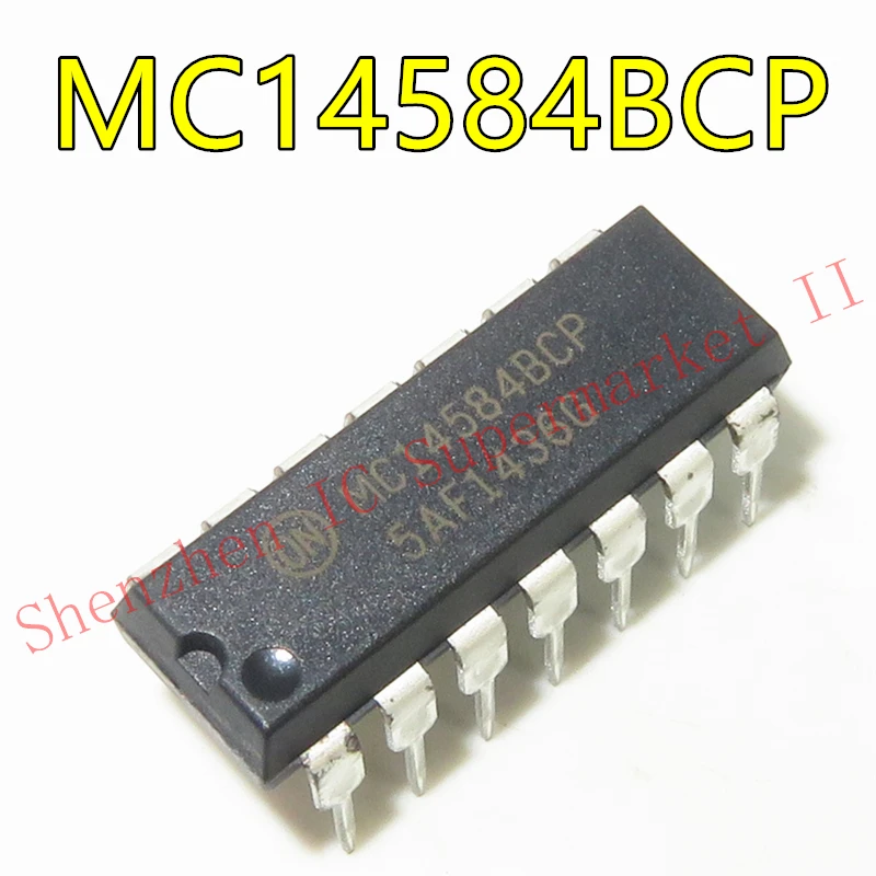 1pcs/lot MC14584BCP MC14584 DIP-14 In Stock Hex Schmitt Trigger