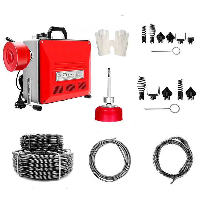 Model Electric Drain Cleaner, A Professional Pipe Cleaning Machine and A Great Tool for Unblocking Drains.