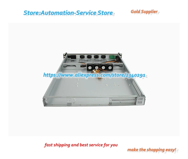 1U650L هيكل Xeon المزدوج نوع الإطار الهيكل الصناعي 650 مم لوحة ألومنيوم عميقة موقف القرص الصلب