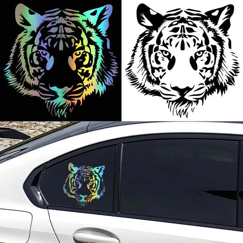 G217 20*20CM POWERFUL TIGER HEAD Personality Styling Car Sticker Automobiles Motorcycles Exterior Accessories Vinyl Decal