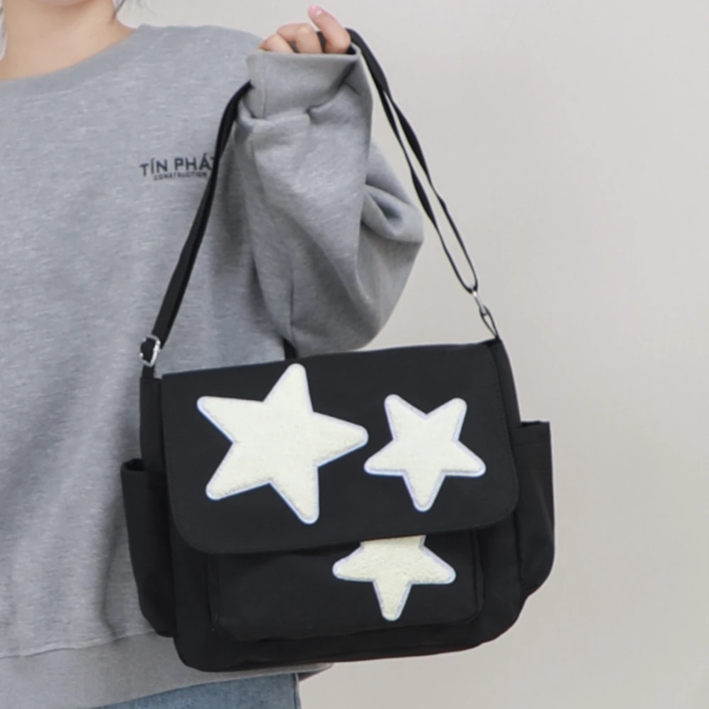 Women Cute Bags Trendy Shoulder Bag Y2k Star Messenger Bag Versatile Crossbody Bag Women Luxury Handbags Japan Commuter Bag