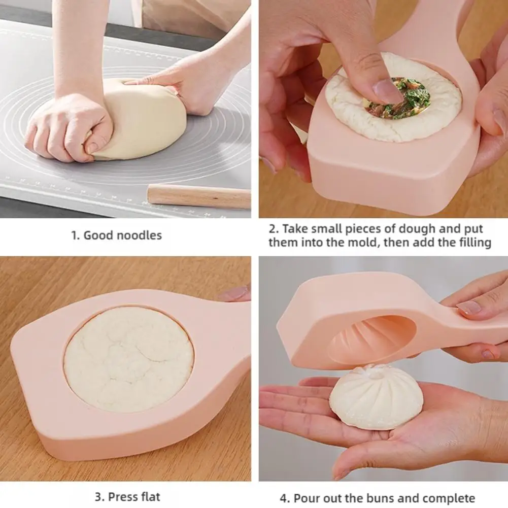 Molde para pan al vapor, artefacto, bolsa para Pasta, herramienta para bollos rellenos al vapor, conjunto de pastelería, bollos rellenos al vapor, hogar grande, 1/2 Uds.