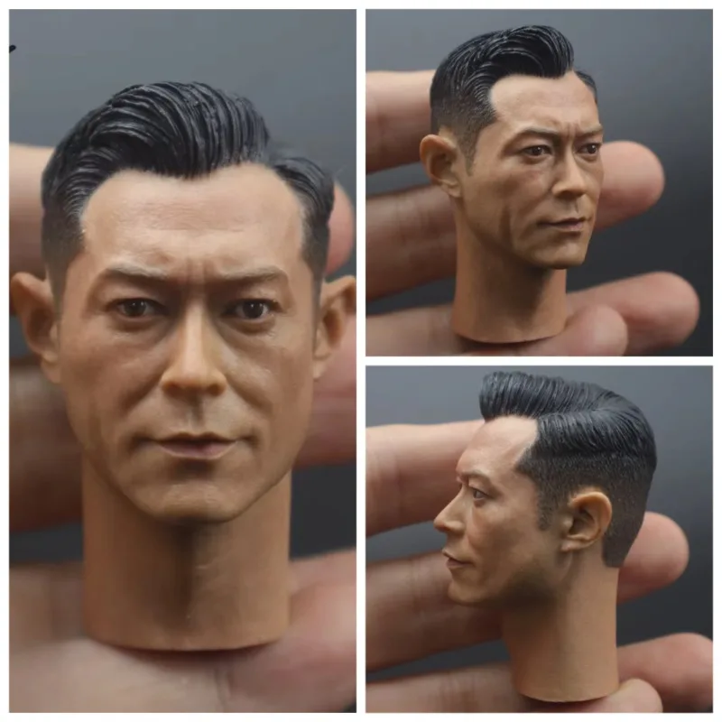 

1/6 Scale Asian Superstar Louis Koo Head Sculpt Male Solider Head Model for 12in Action Figure Doll Toy