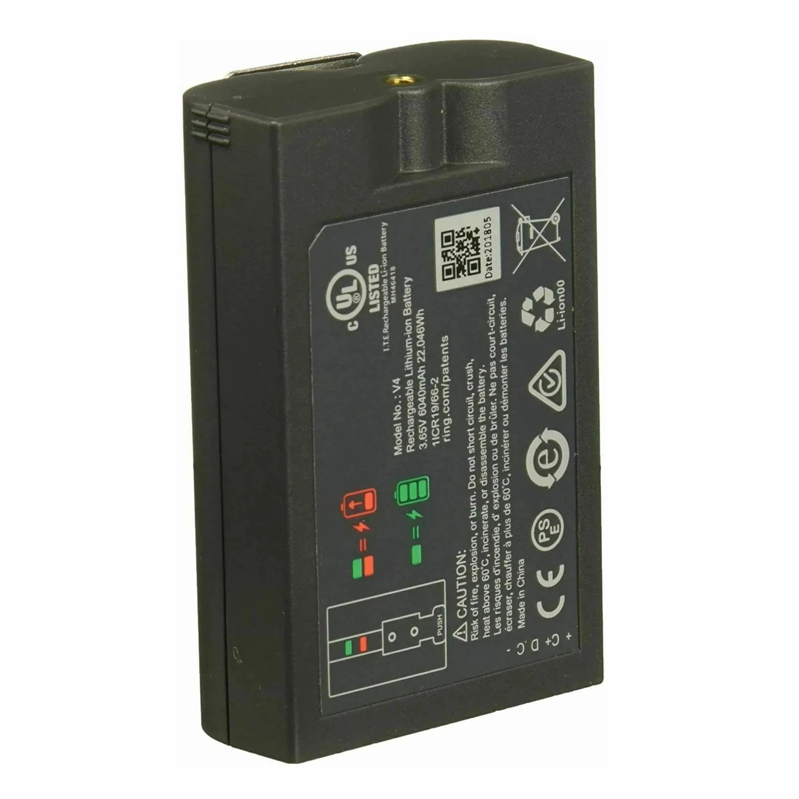 OEM New Rechargeable Battery Pack V4 For Ring Video DoorBell 2, 3 4 Plus Stick Up Cam Quick Release