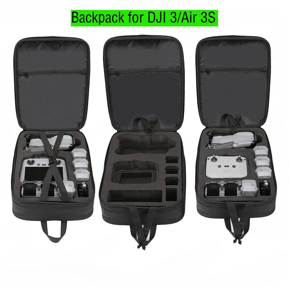 Чехол для хранения DJI Air 3/Air 3S, жесткий водонепроницаемый чехол, рюкзак, дорожная сумка на плечо, сумка для переноски, сумка для аксессуаров DJI Air 3