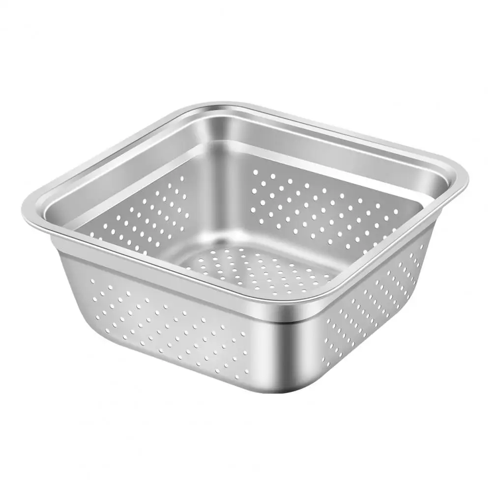 Durable Frying Basket 304 Stainless Steel Crisping Basket Capacity 4qt Fryer Crisper Tray Heat-resistant Dishwasher for Og701