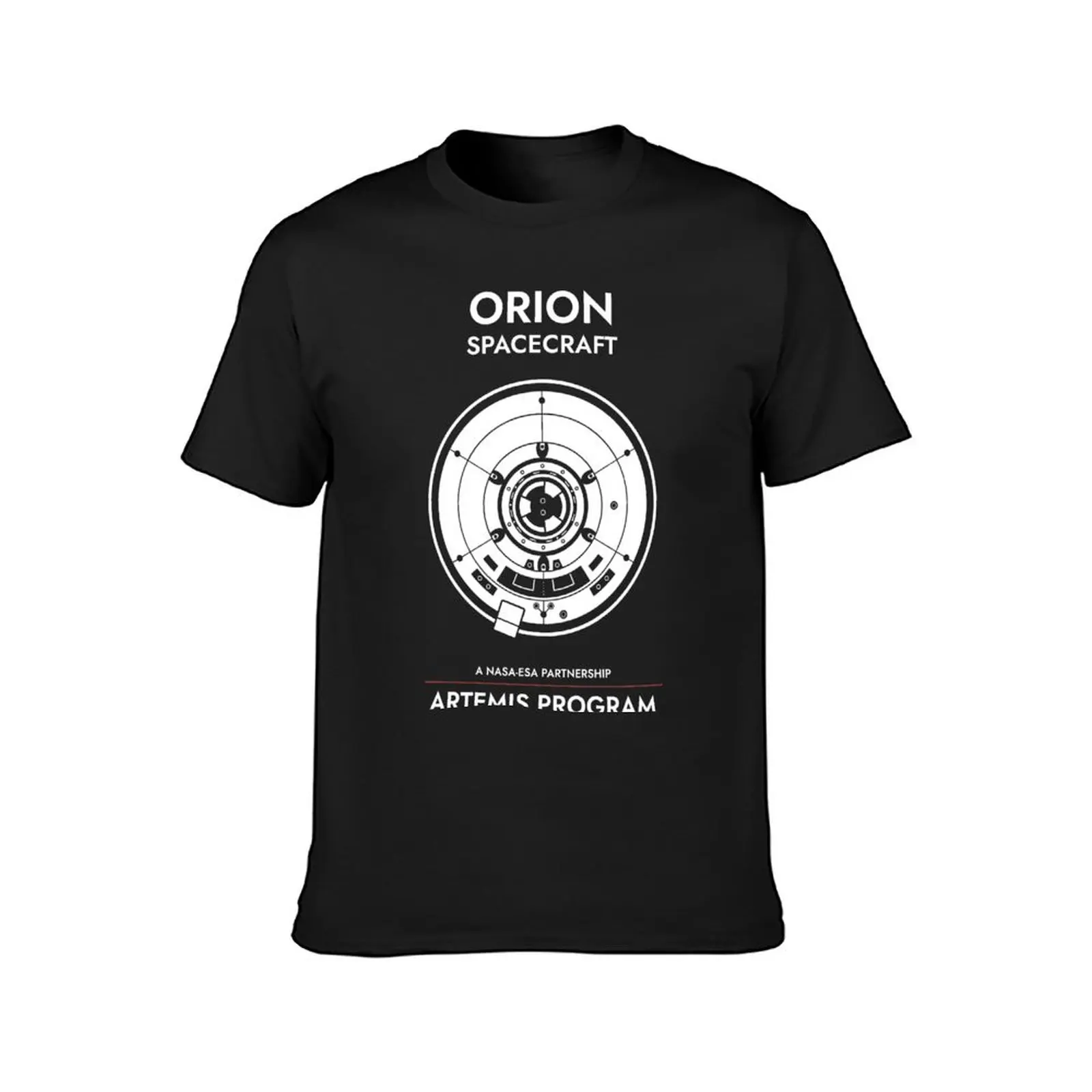 Orion Spacecraft. Artemis Program T-Shirt quick drying oversizeds summer top Short sleeve tee mens t shirt