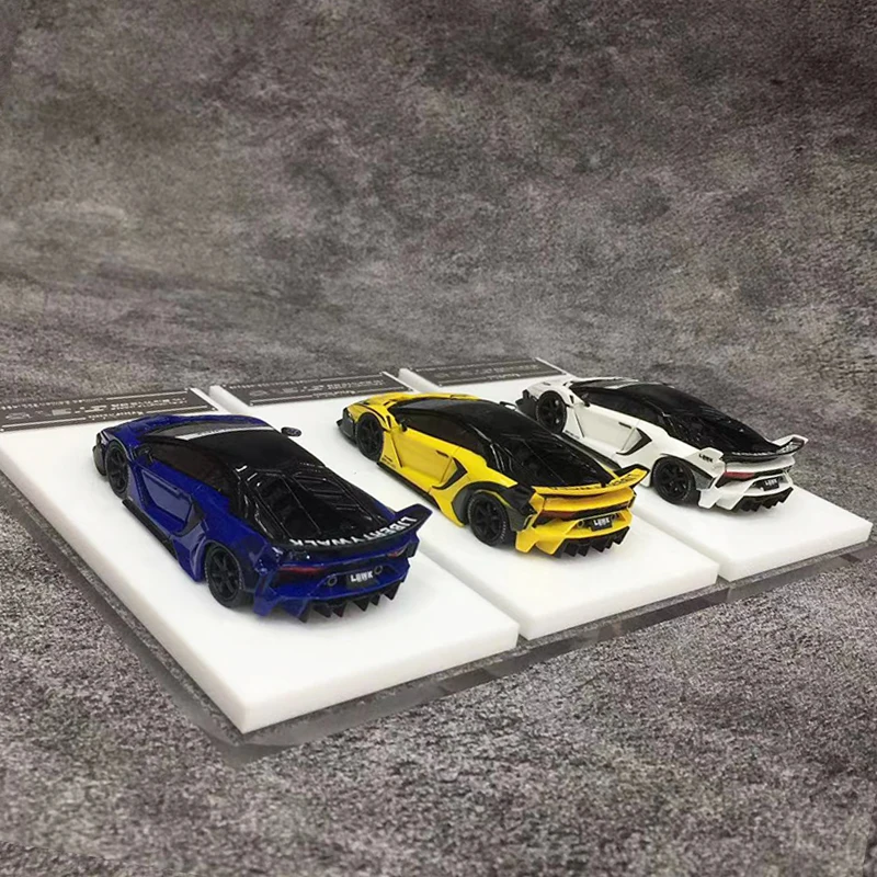 ScaleMini 1:64 Model Car LBWK Wide Body Aventador GT EVO Resin Sport Vehicle