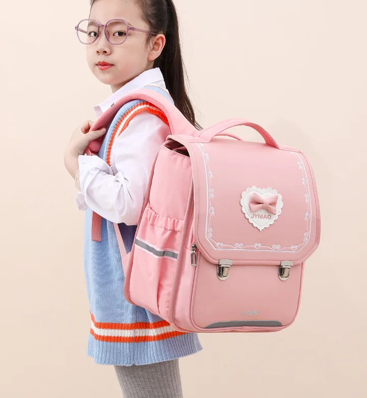 Imagem -03 - Impermeável pu Mochila Japonesa para Crianças Livro Satchel para Meninas e Meninos