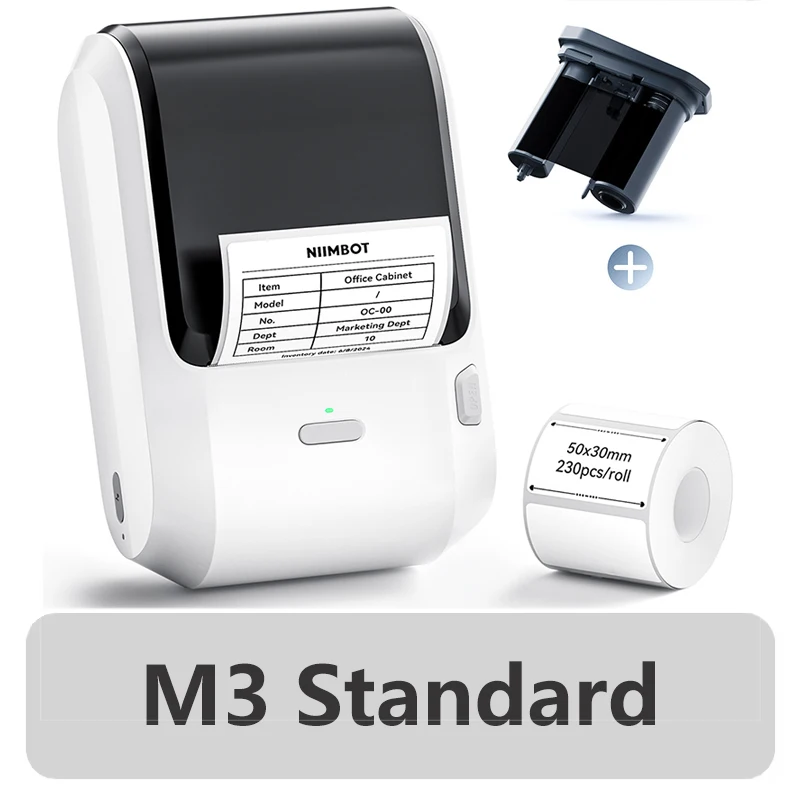 Niimbot M3 thermische overdracht labelprinter DIY barcode prijskaartje zelfklevende sticker labelmaker voor sieraden detailhandel parfum zakelijk