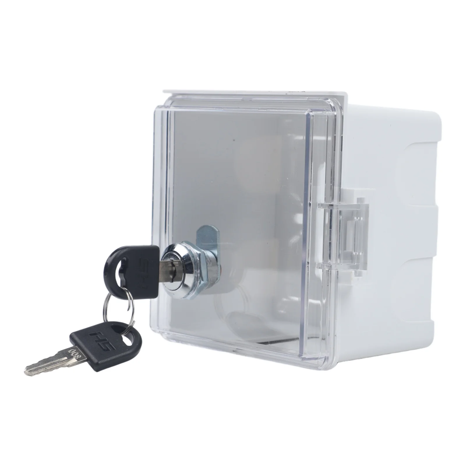 Electric Vehicle Socket Outdoor Socket Box Secure Electrical Connections Anti-theft Electric Socket Box Black Transparent