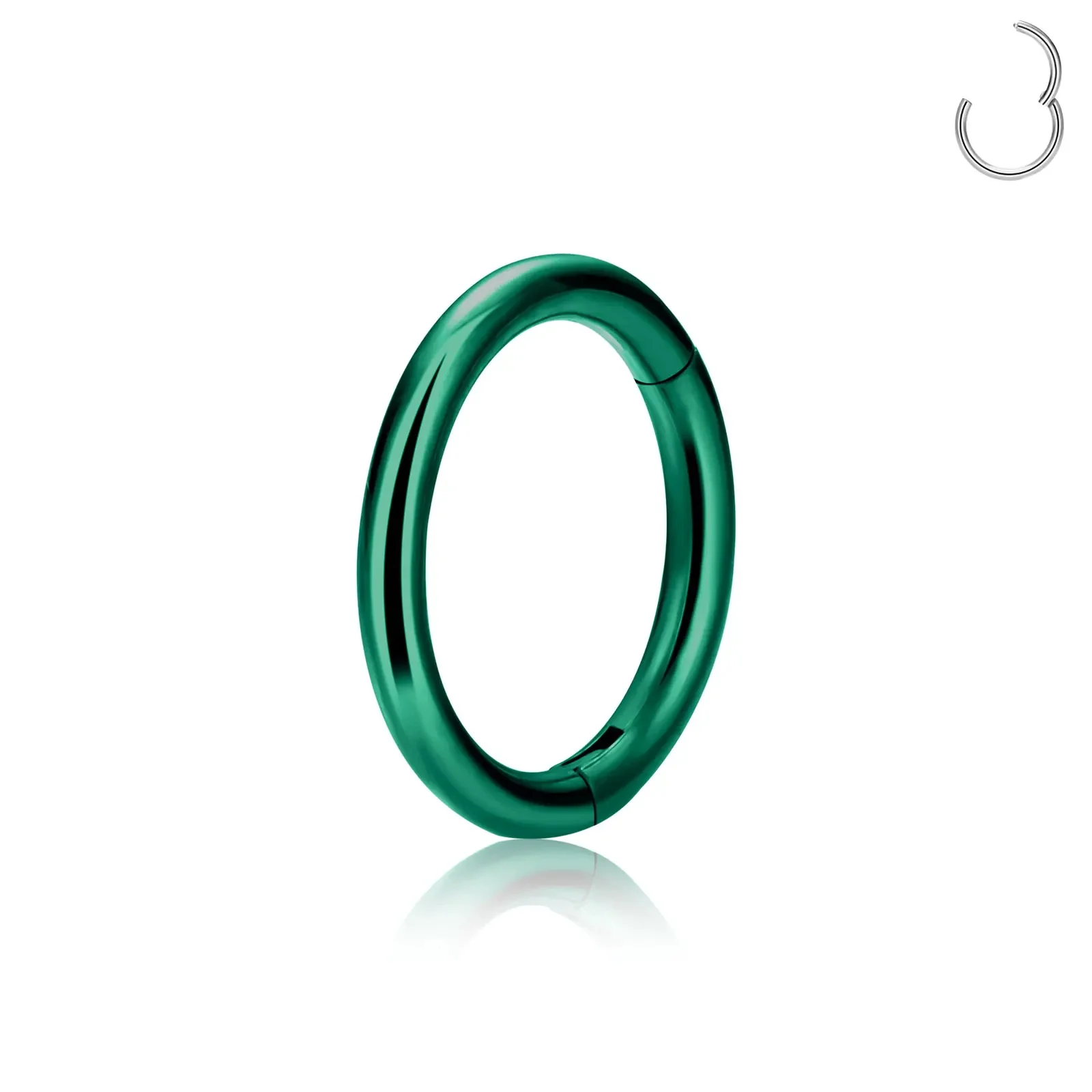 1/5 Stuks Neus Ringen G23 Titanium Lip Ring Voor Vrouwen En Mannen Piercing Sieraden Hoepel Oorbellen Gemengde Kleur Lichaam Clips Scharnierend