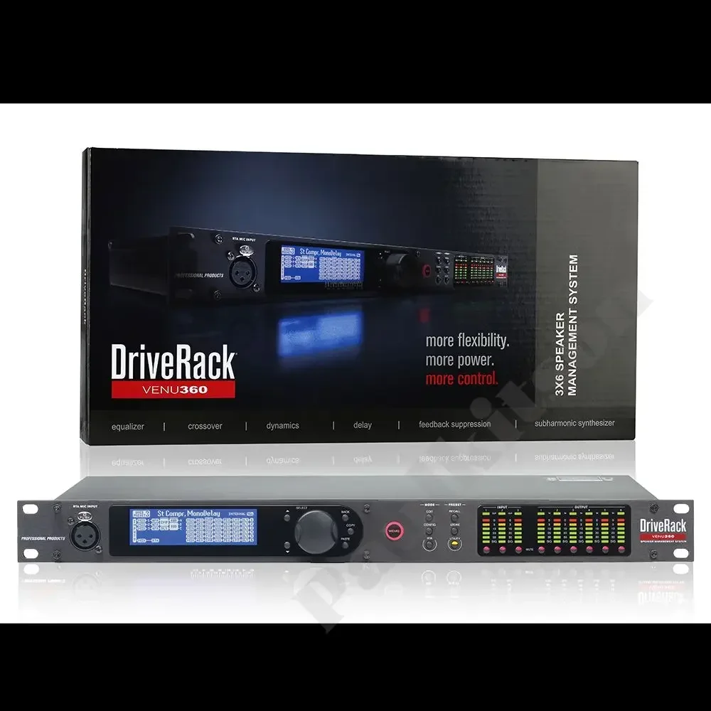 Dbx Driverack VENU360 Professional Audio Processor 3 In 6 0ut Audio Processor Sound System Digital Music Audio Processor