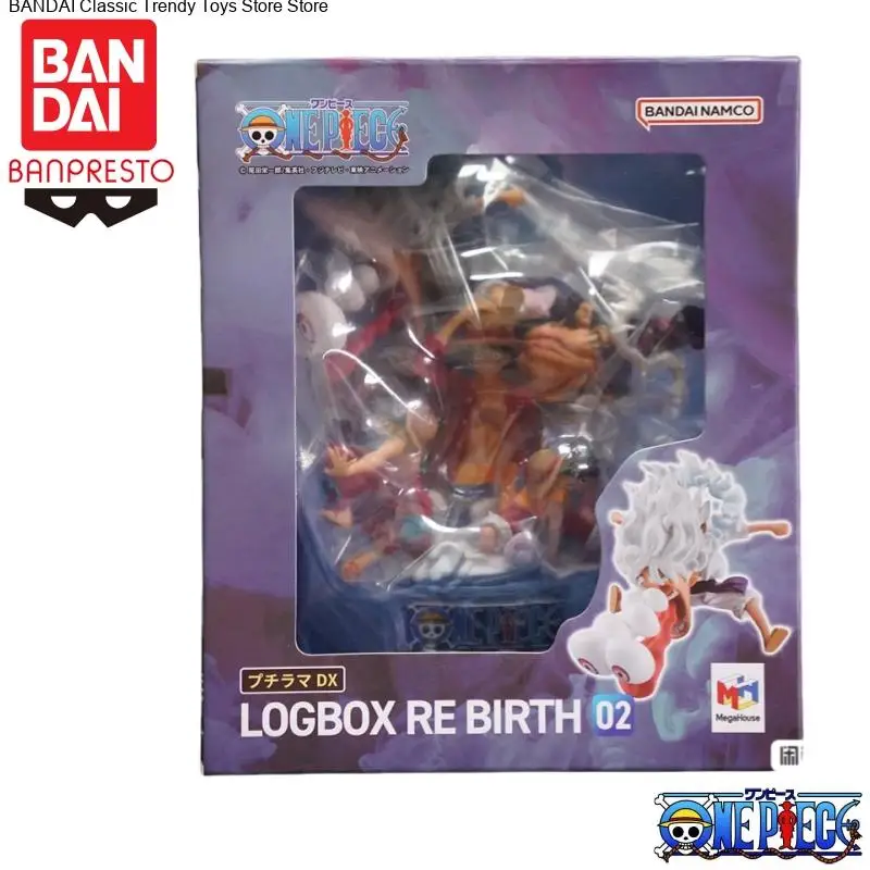 

В наличии Bandai Original Banpresto One Piece Logbox Re Birth 2, экшн-фигурка, модель куклы, новая фигурка в штучной упаковке, игрушки, модель гаража