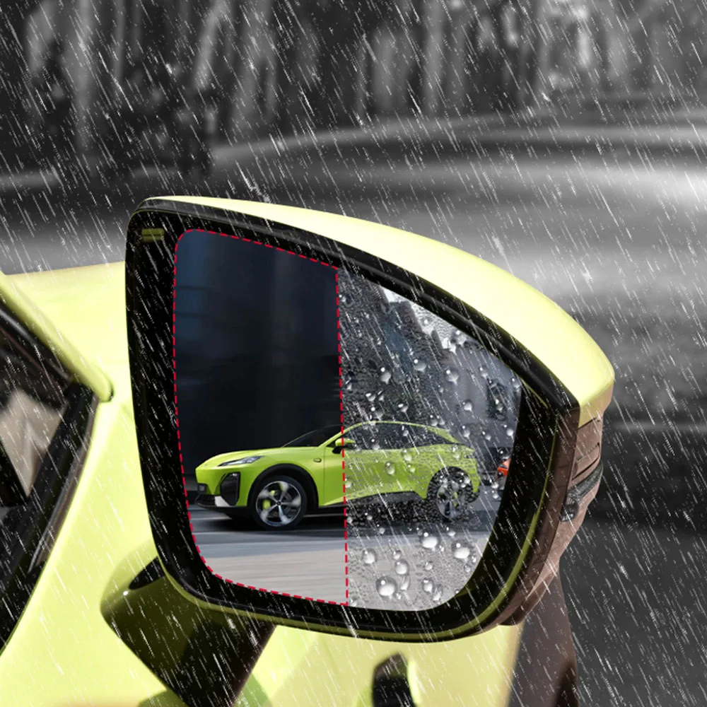 

2 Pcs Ultra Clear Rearview Mirror Rainproof Film For Changan Deepal S07 S7 Automotive Products Reflective Mirror Anti Glare Film