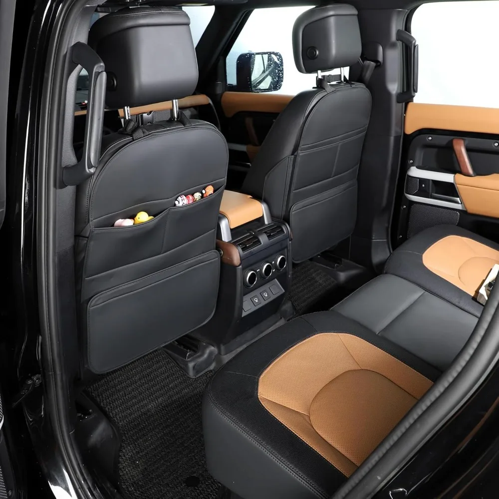 

Защитный от детей чехол на спинку сиденья — стильный и простой в обслуживании, черный