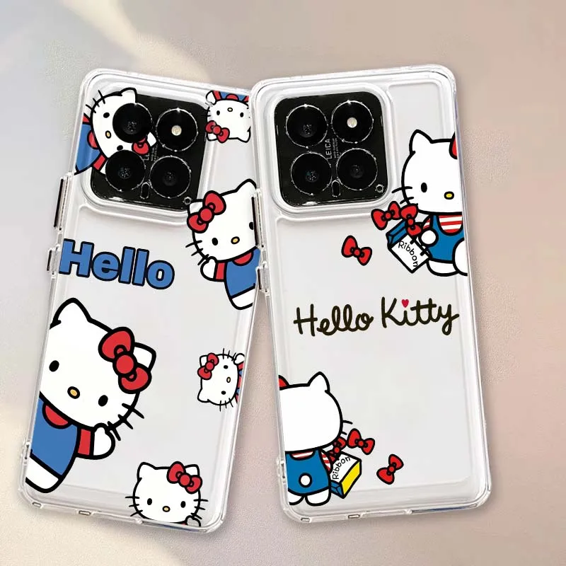

Hello Kitty Creative Cartoon For Xiaomi Mi 17 15 14 14T 15T 13 12 12S 11 Pro Lite Ultra Max Space Shell Phone Case