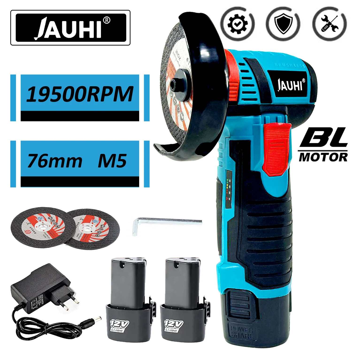 jauhi mini rebarbadora brushless com bateria de litio recarregavel maquina de polimento sem fio ferramenta de corte de diamante 12v 01