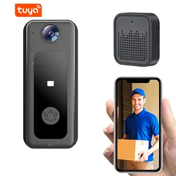 Tuya WIFI Video Doorbell Camera Wireless Night Vision Smart Home Security HD Door Bell Two Way Intercom Voice Change For Home