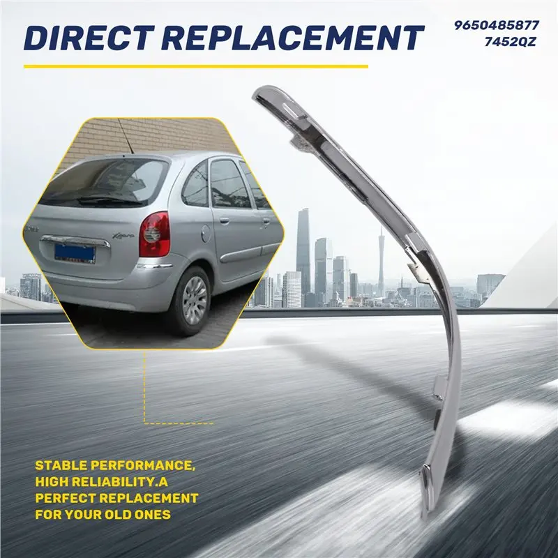 AT92-Left Rear Bumper Trim Strip 9650485877 7452QZ 7452RA 9650480777 For Xsara Picasso Car Decorative Accessories