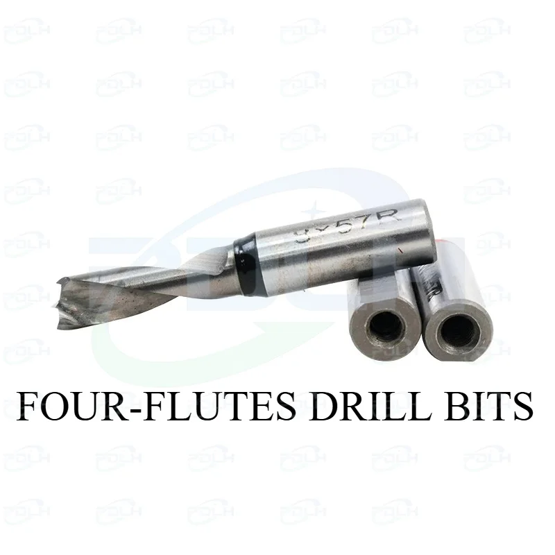 

10PCS Good Quality Carbide TCT Dowel Drill Bits Tools CNC Router for Machinery Total Length 57mm