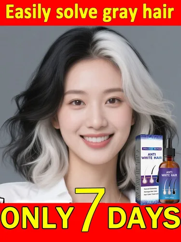 24 nuevo suero para el cabello blanco a negro, gris y blanco, reparación de Color Natural, esencia nutritiva, cuidado antigrigio para hombres y mujeres