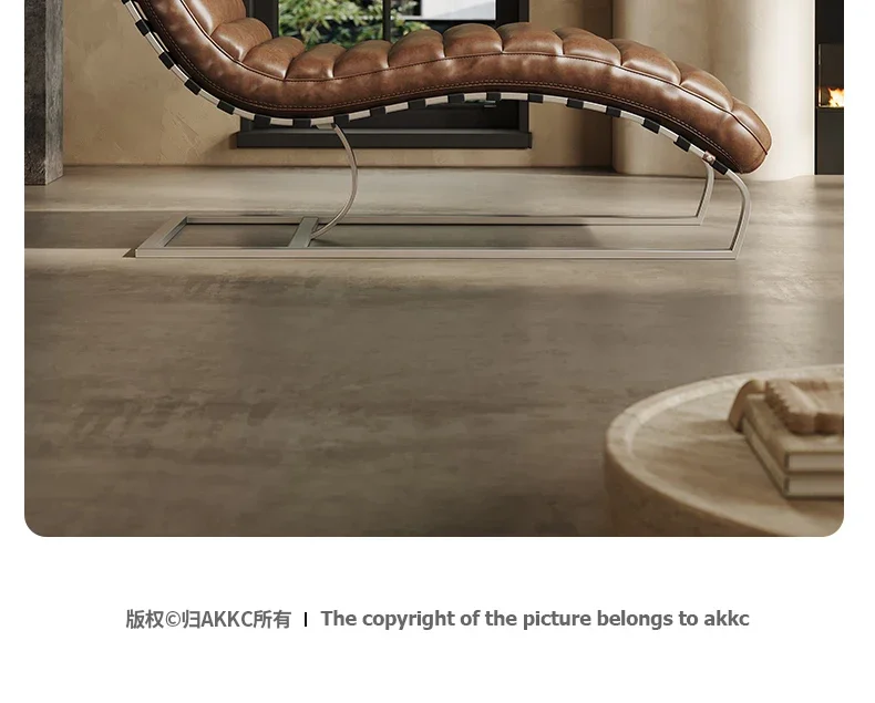 

Диван в средневековом стиле, итальянский ретро, масляный воск, кожаное кресло для ленивого отдыха, дизайнер мебели, сюрприз, тихий ветер