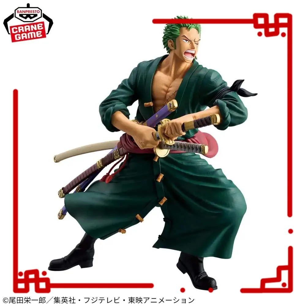 

In Stock Original BANPRESTO Grandista One Piece Roronoa Zoro Figure Anime Model Genuine Toy