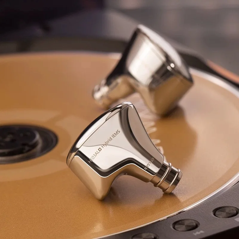 Whizzer HE03AL Plus 10.2mm 6th.Gen VG-TLCP Dynamic + Knowles TWFK-30017-00 Balance Armature Hybrid Driver Wired HiFi Earphones