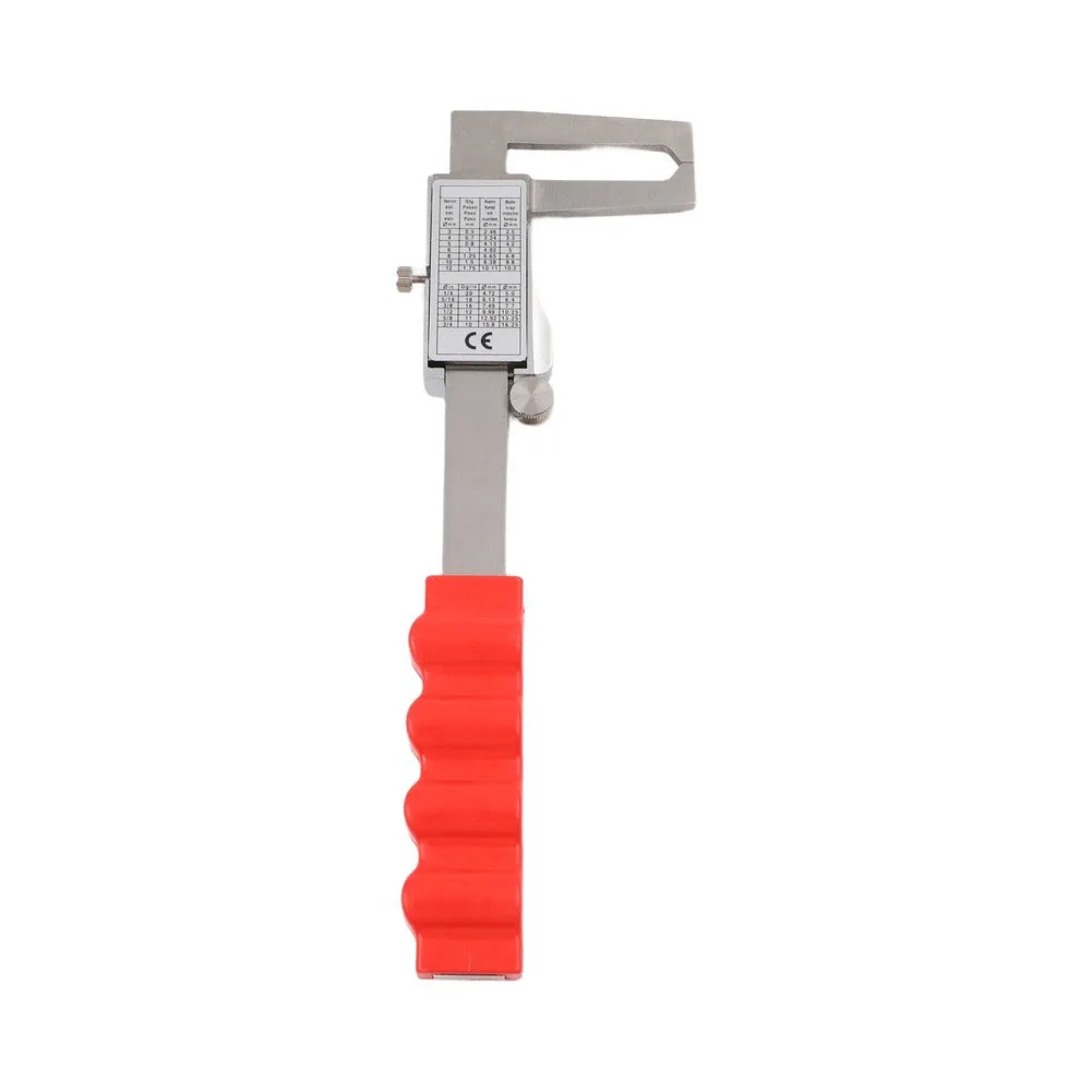 Accurate Brake Pad Measurement Brake Gauge Auto Repair Gauge 24.5*9*2.5CM Stainless Steel Caliper Auto Maintenance Tool
