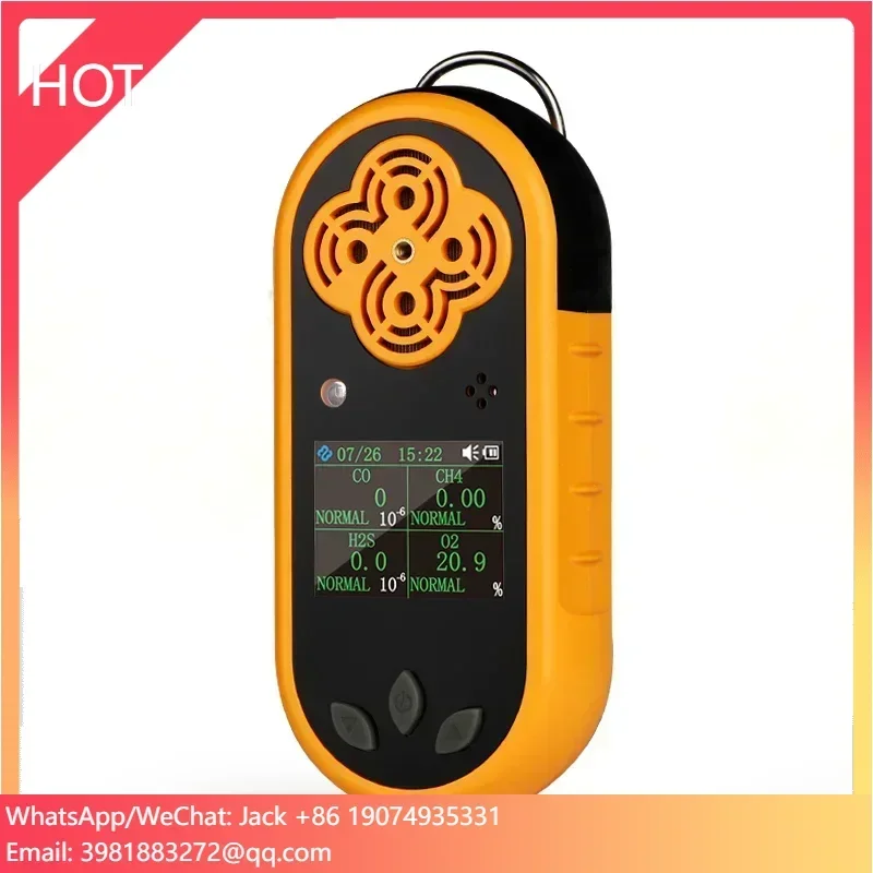 Bosean Hot O2 CH4 CO H2S FOUR Sistema de alarma de gas Detector de gas GLP con pilas
