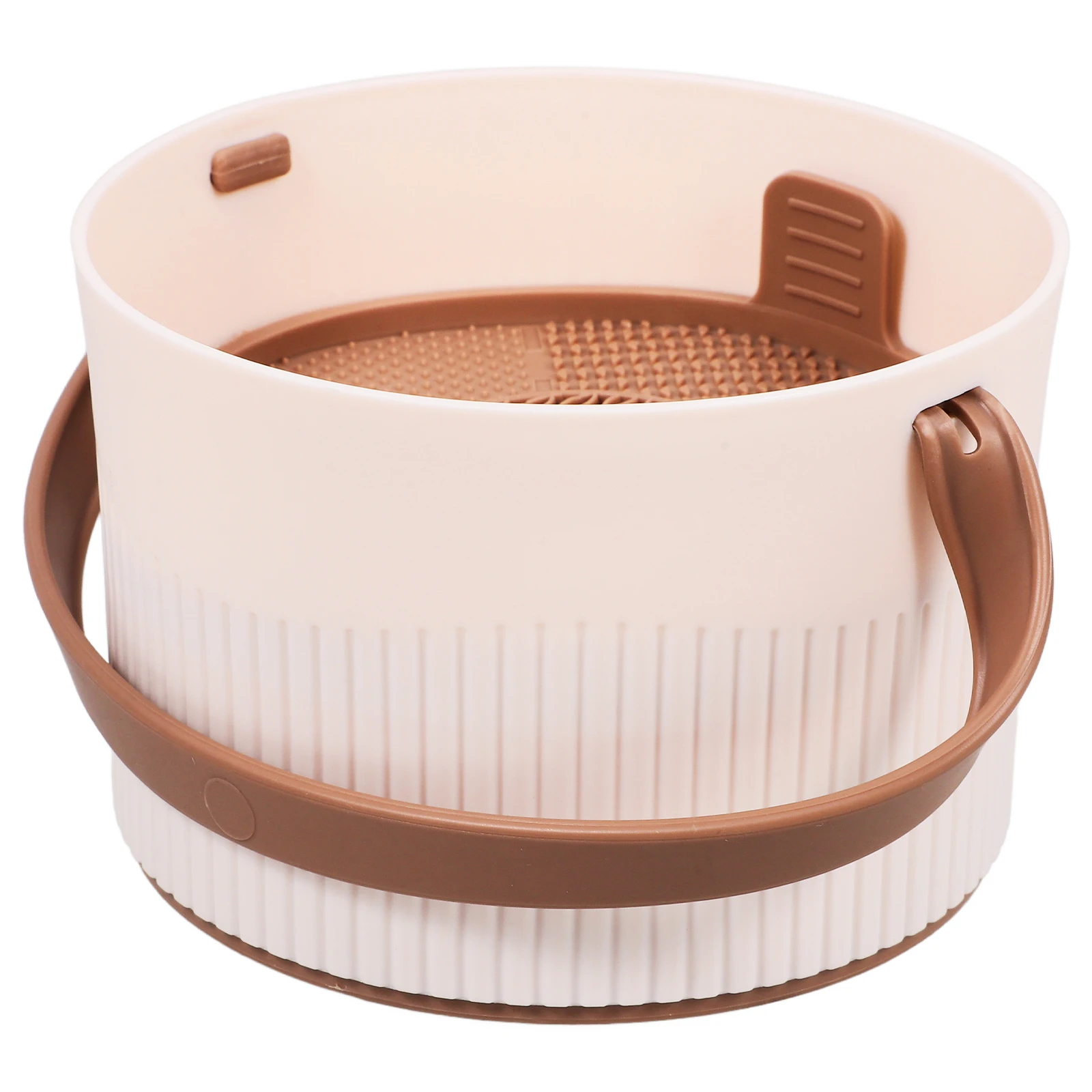 

Silicone Makeup Cleaner TPR PP Brush Cleaner Portable Cleaning Bowl Tool Brush Supplies