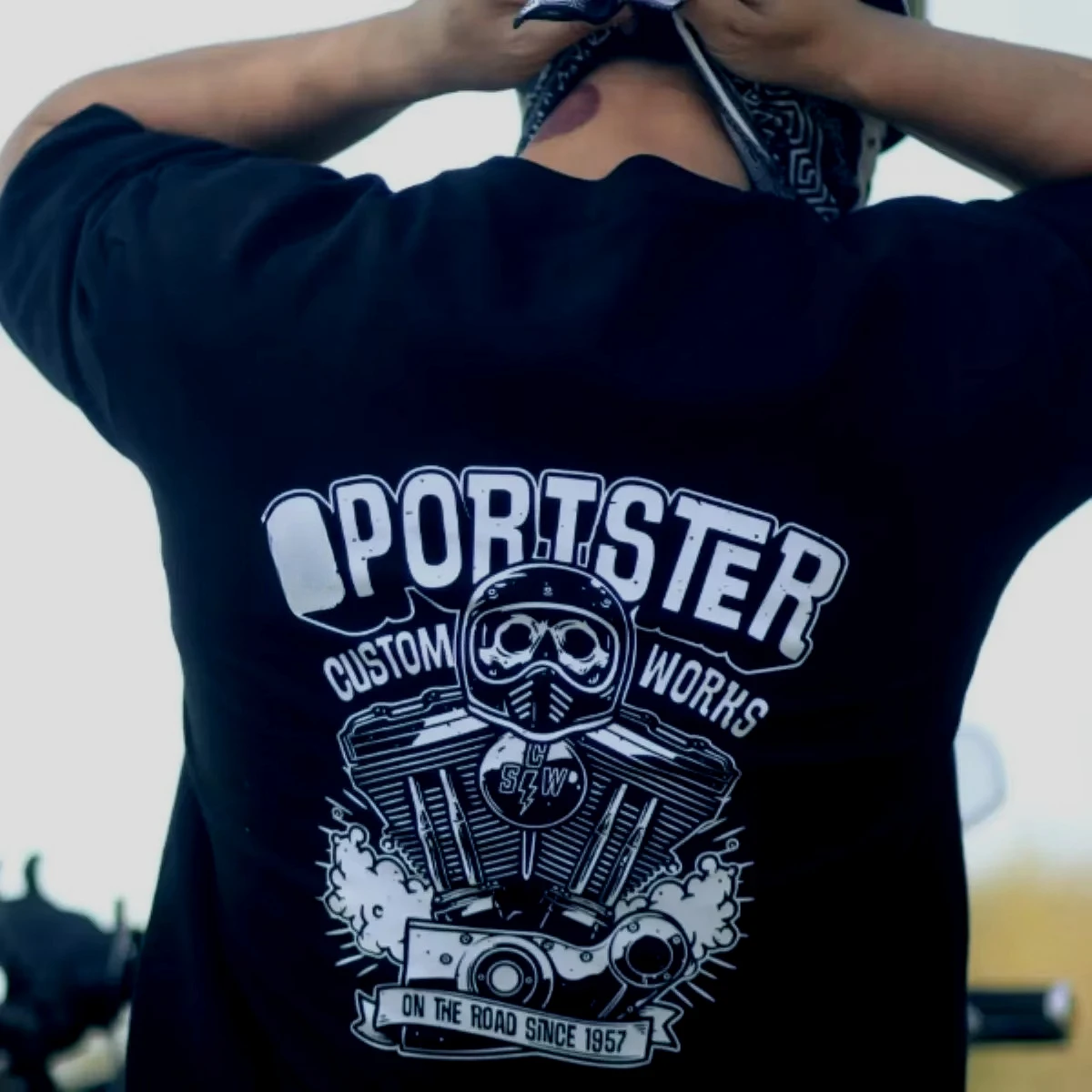 

Мужская и женская футболка с короткими рукавами и американским винтажным хлопковым принтом Harley Engine Butcher 2025 года