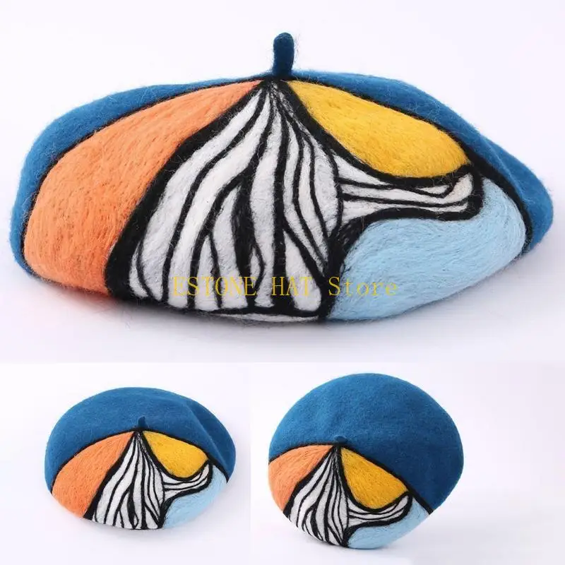 

49MF термозащитные шапки для морозной зимы и ветреной осени в стиле живописи