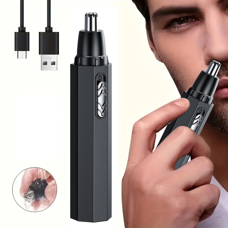 Men's nose hair trimmer  device electric men's  shaving device for men nose hair shaving scissors unisex nose hair trimmer