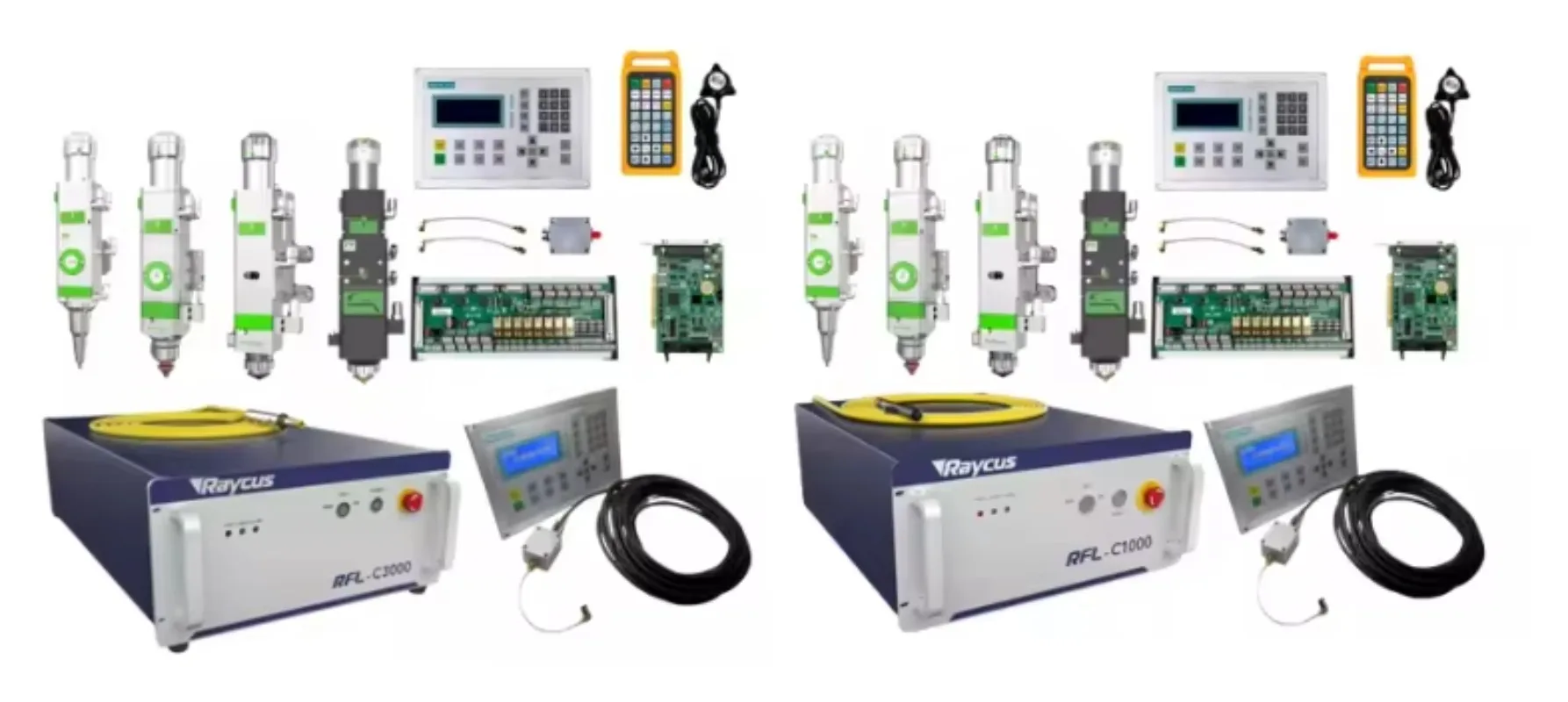 Kit componenti principali parti di attrezzatura per macchina da taglio in fibra Raycus Source BM111/109 Fscut1000/2000 Bcs100