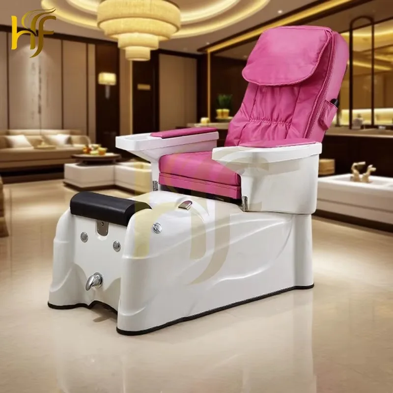 Salon Spa Silla De Pedicura Desalon Furniture Pipeless Foot Spa Chair Whirlpool Pedicure Chair