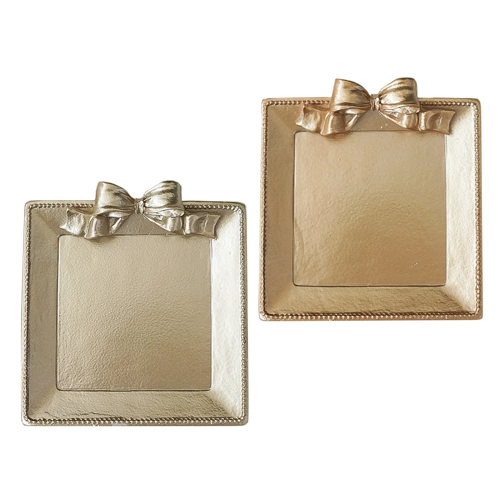 

1Set Nordic Retro Trays 2 Pieces Metal Finish Photo Props for Styling Photography Home Decor Accessories Photo Props