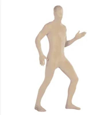 Strakke oranje bodysuit Halloween Zentai cosplay kostuum carnaval volledig pak lichaam vrouwen mannen kinderen huid jumpsuit groene podium panty