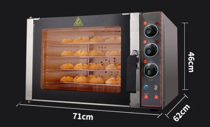 

Настольная электрическая конвекционная печь с 40 лотками: многофункциональная кастрюля 4,5 кВт, 220 В, поддержка оптового заказа