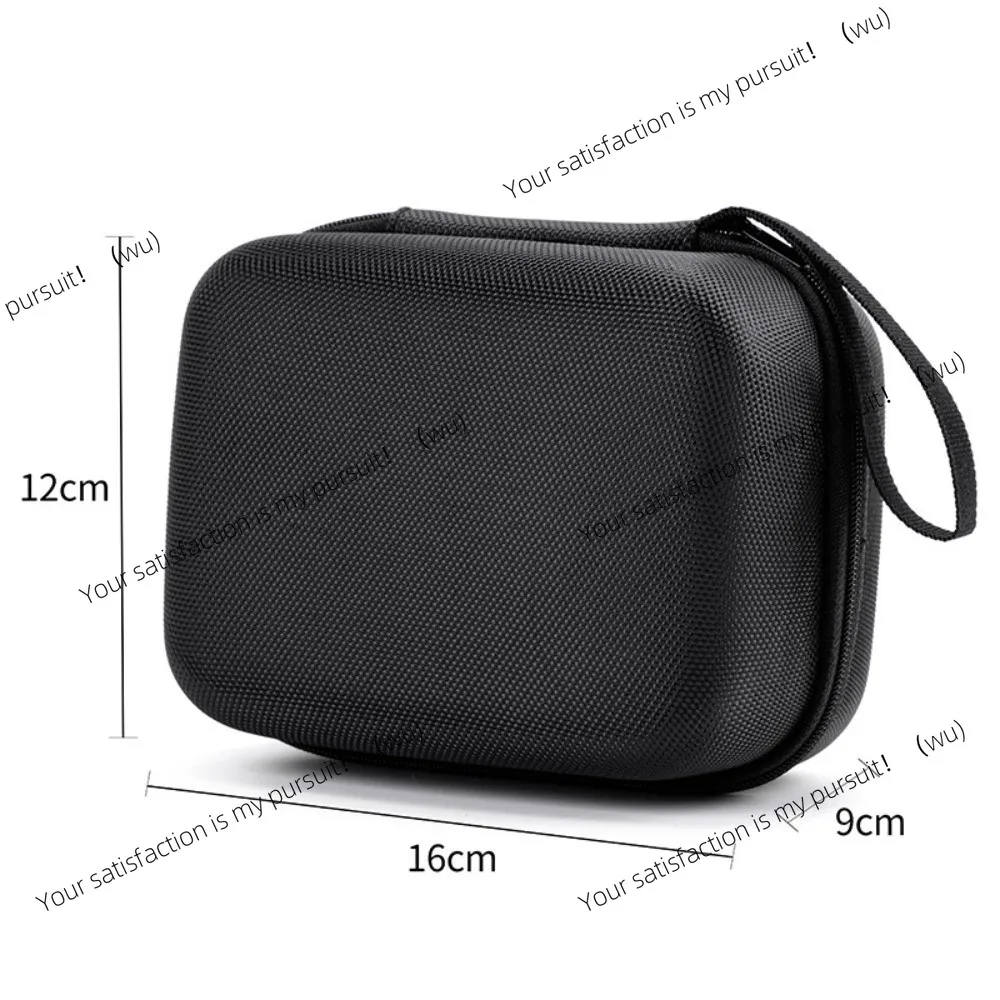 for Shell EVA Storage Box Mini Portable Pouch Carrying Bag Black Protective Storage Case Charging Cable