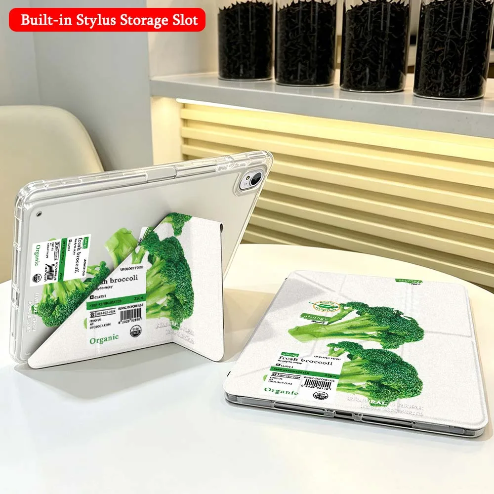 Fresh Vegetable Label Case For Huawei Honor Matepad Pad X10 X9 GT Pro V9 9 Air SE 12X 11.5 11 13.2 11.5s inch Foldable Tablet