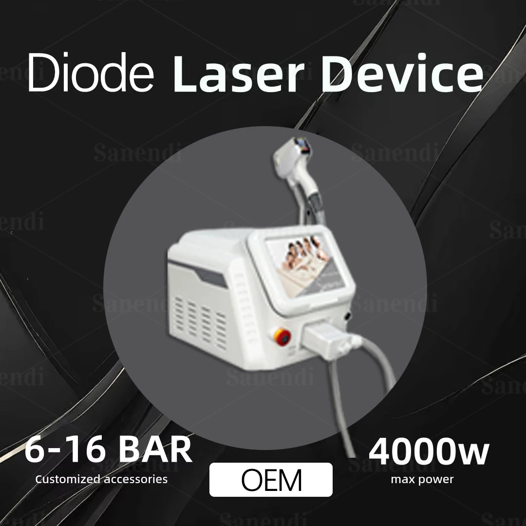 

Professional OEM 4000W Diode Laser Hair Removal Machine hair removal laser epilation Equipment Three Wavelengths TitaniumDevice