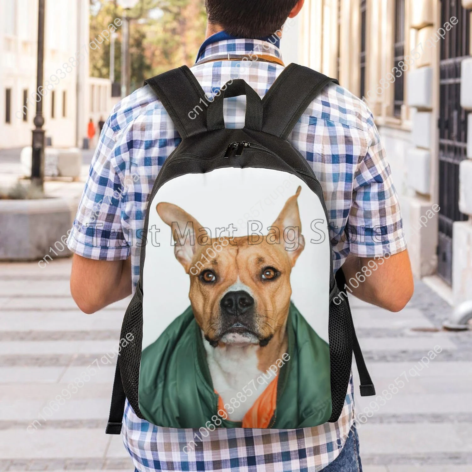 Custom Backpack Personalized Laptop Backpack for Women Men Customized Casual Daypack Add Your Logo Picture Photo Image Text Name