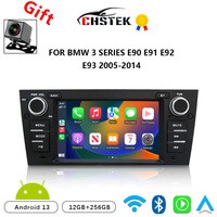 CHSTEK Car Radio Android 13 Carplay For BMW 3 Series E90 E91 E92 E93 2005-2014 Bluetooth Navigation WIFI 4G Multimedia Autoradio