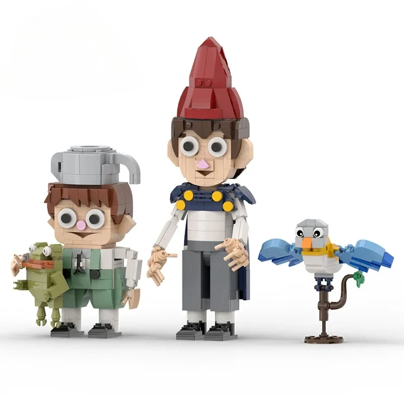 MOC Cartoon Figure Greg Beatrice Frog Model Animated Over The Garden Walled Building Blocks Kit Kids Puzzle Toys Birthday Gift