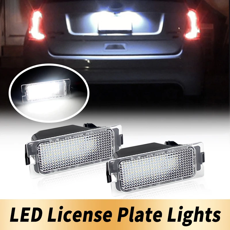 

2 шт. без ошибок автомобильные светодиодные лампы освещения номерного знака для Ford Escape MK2 08-12 Edge MK1 07-14 Mercury Mariner OEM # 7Т4З13550А