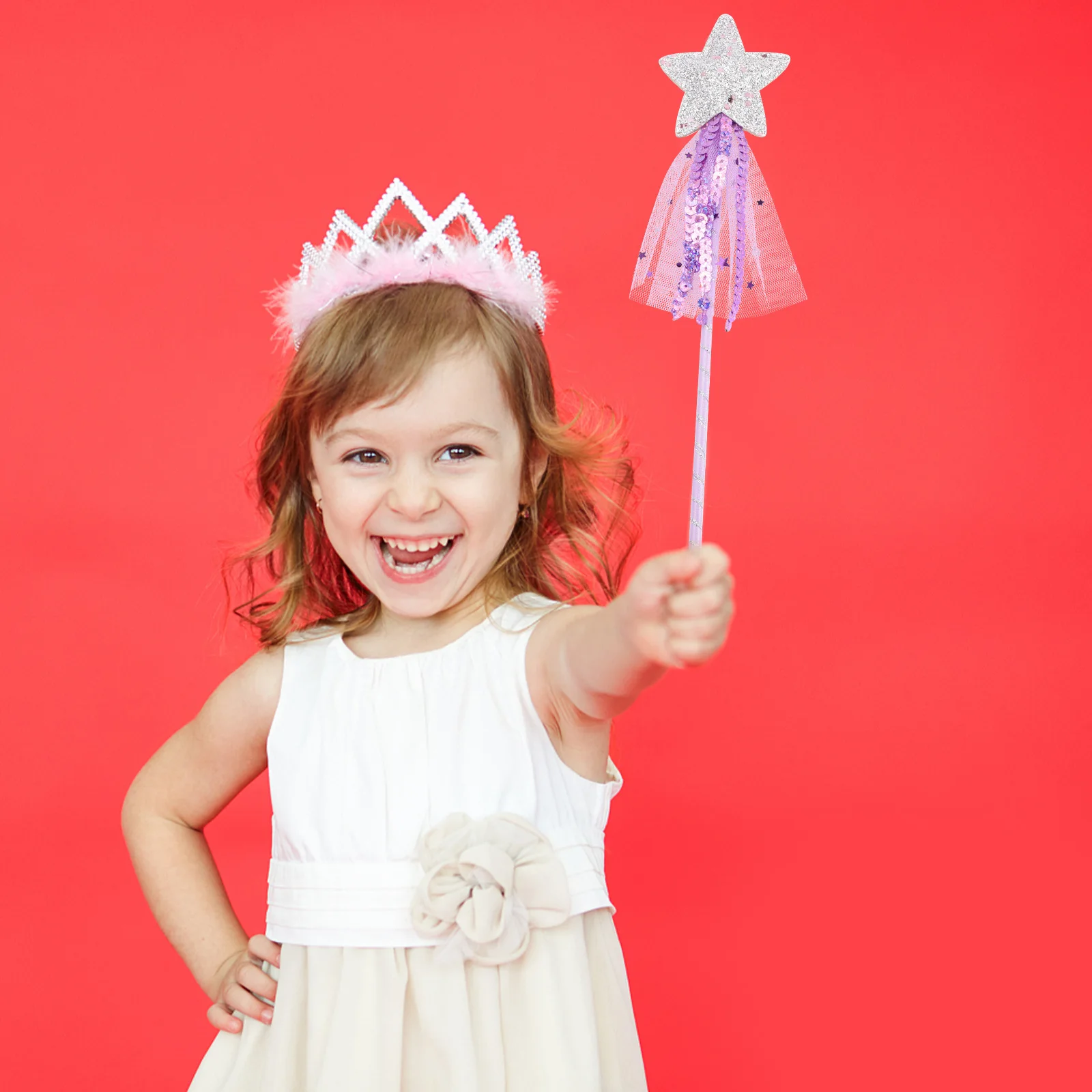 

3 Pcs Clothing Wand Child Plastic Fairy Themed Party Decorations