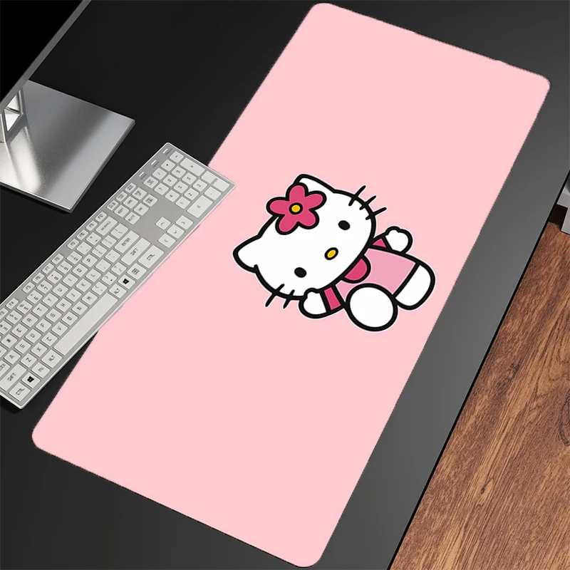 마우스 패드 헬로 키티 액세서리 사무실 노트북 게이머 키보드 마우스 패드 PC 컴퓨터 책상 매트 게임 패드 마우스 매트 최고의 선물용