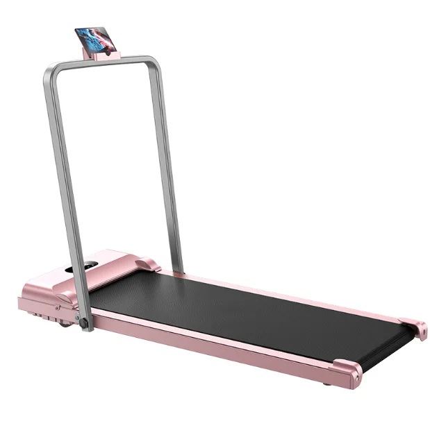 High Quality Foldable Mini Walking Treadmill Portable PVC Fitness Equipment For Home Exercise With Wireless Heart Rate Test